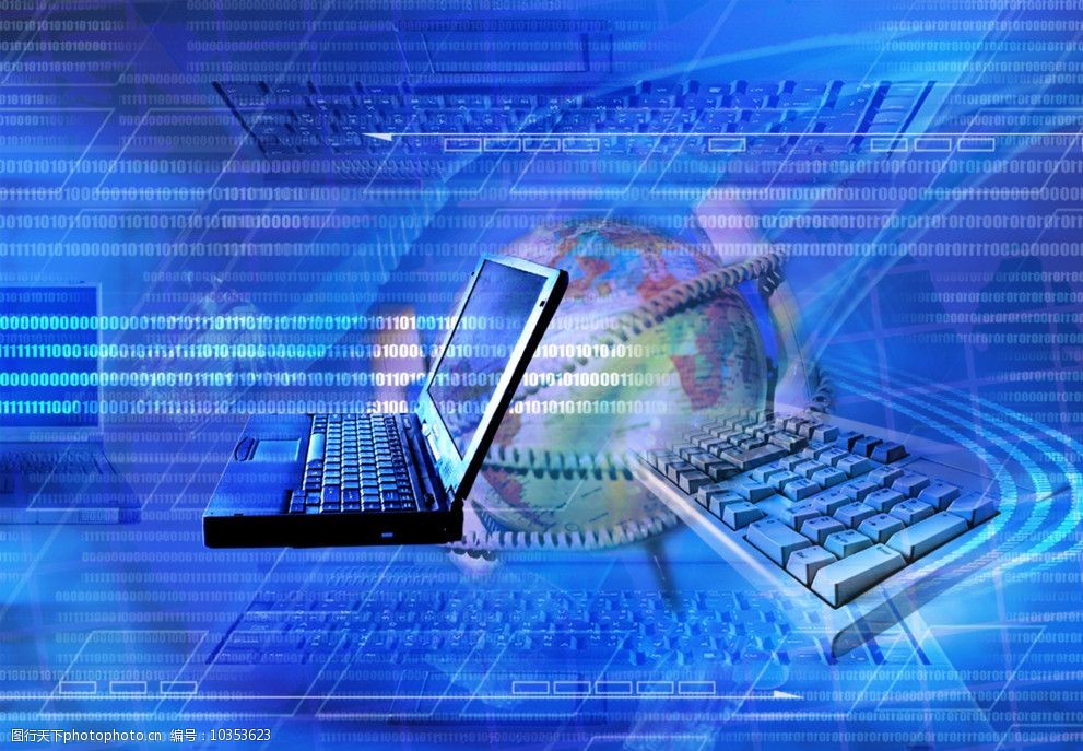 數(shù)字時(shí)代的信息技術(shù) 電腦科技背景圖片的魅力與意義